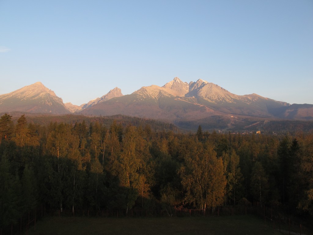 High Tatras at sunrise.